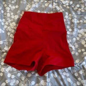 NWOT!! red capezio shorts